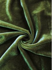 Stretch Velvet - Olive #830